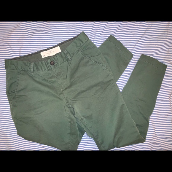 H&M Khaki straight pants - Picture 1 of 3
